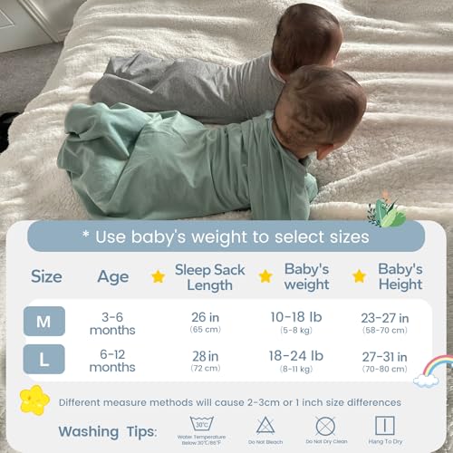 Image of ZIGJOY Baby Transitional Swaddles for Newborns: 0.5 Tog Arms Up Sleep Sack 3-6-12 Months Soft Cotton Shark Fin 2 Way Zipper