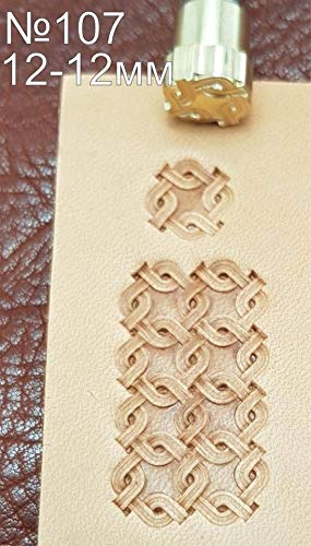 DandS ltd Leather Working Tools Carving Punches Stamp Craft Saddle Brass #107