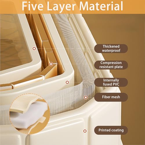 Faltbare Badewanne Erwachsene, 2in1 Eisbad und Warmwasser 150x55x50cm Dicke Freistehende Tragbare Badewanne für Ddusche mit Deckel, Mini Pool für Heim-SPA, Eisbad, SchweißDampf