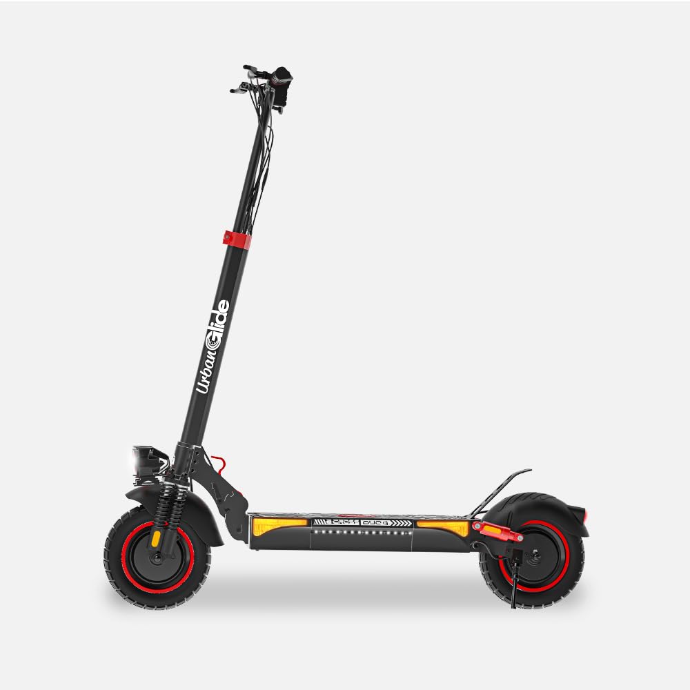 Trottinette Électrique Adulte UrbanGlide ECROSS Duo Moteur - 2600W - Autonomie Jusqu'a 60 km - Pneu Cross 10" Tubeless - Batterie 54V/​13Ah - Poids 26Kg