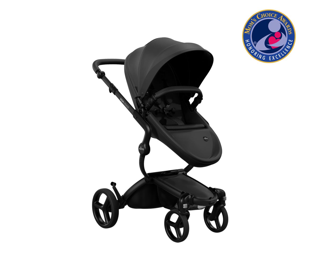 Mima Xari Max Carrito Bebe 2 en 1 con Capazo y Silla Reversible | Cochecito Paseo Reclinable con Capota XL UV50+ | Diseño Compacto Plegable | Desde Recién Nacido hasta 22 kg