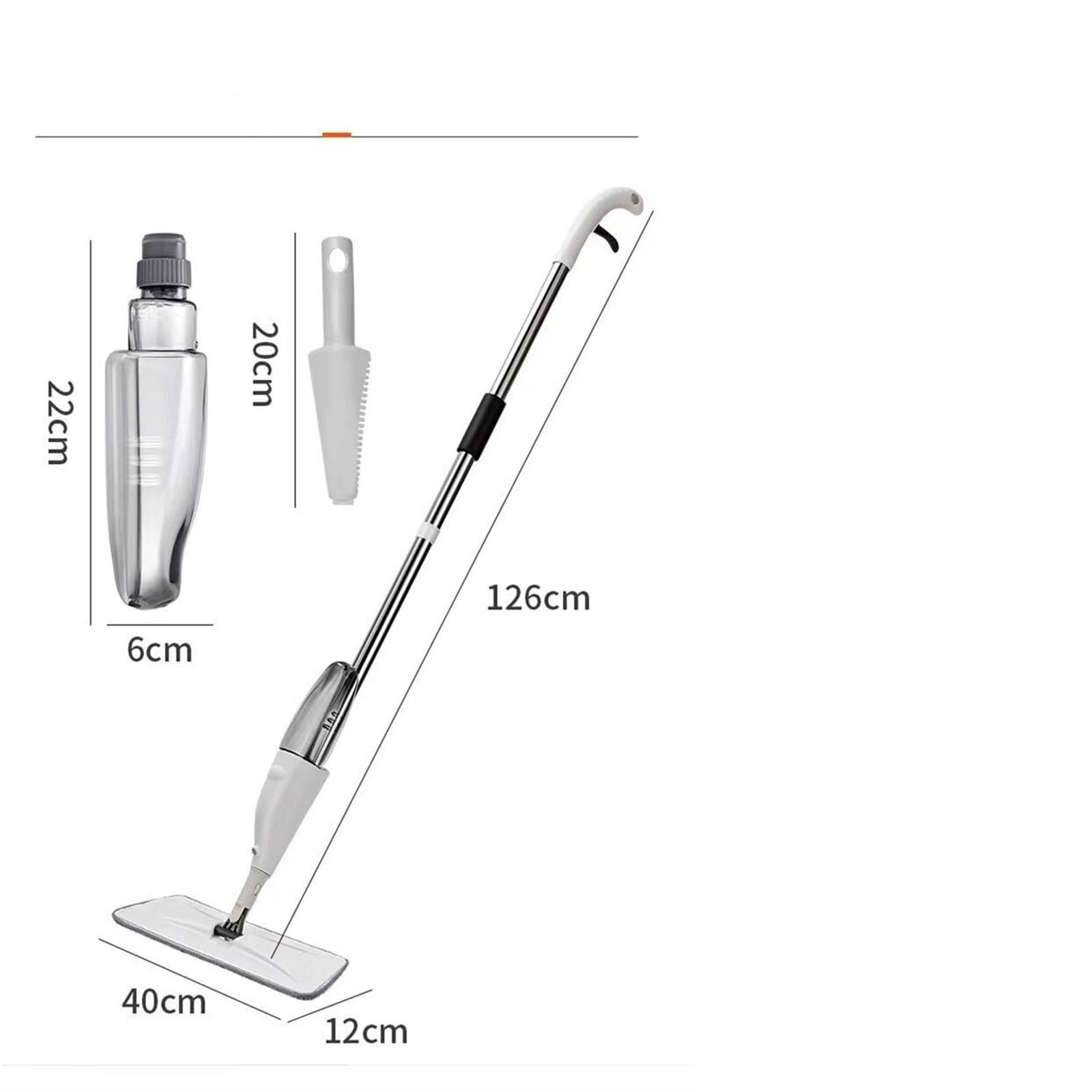 MOPS HOGAR HOMBRAR MOP desechable desechable Persona húmeda y Seca Spray Mop replicable y Reutilizable Microfibra