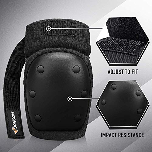image for Joncom Knee Pads Elbow Pads Wrist Guards for Kids Youth Adult 3 in 1 P