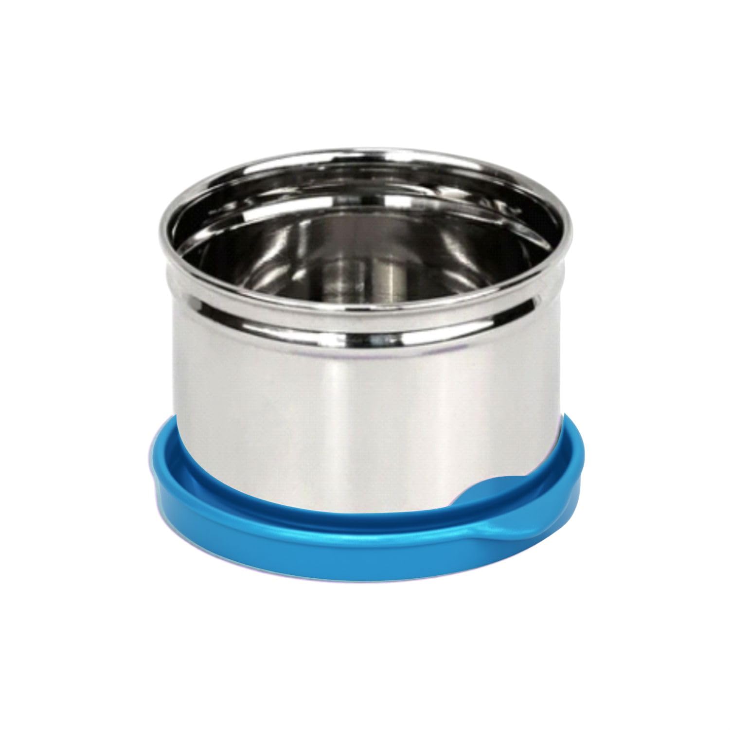 SignoraWare Mini Fresh Stainless Steel Small Container | Airtight & Leakproof | Compact & Travel-Friendly | Easy to Carry | Perfect for Office, School & Home Use (170ml | TBlue)
