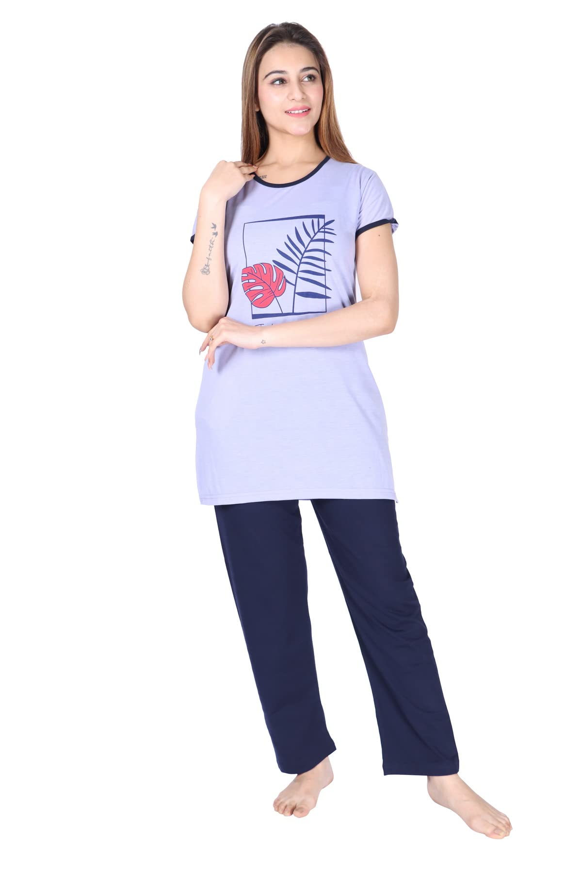 d g divine girl Women's Summer Night Suit Set | Pyjama Set Loungewear-picture-45