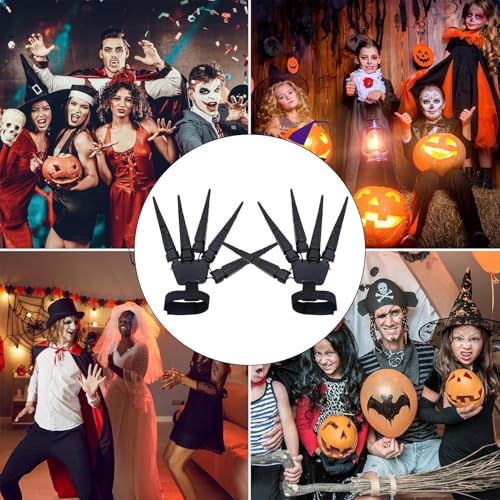 Mano garra de Halloween accesorio para triunfar en fiestas de disfraces y pasajes del terror 4