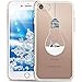 Produktbild SevenPanda für iPhone 8 Hülle, Winter Weihnachtsserie Liquid Crystal Muster Clear TPU Silikon Handyhülle Snow Design Transparent Motiv Schutzhülle für iPhone 7 Case Cover - Glühbirne