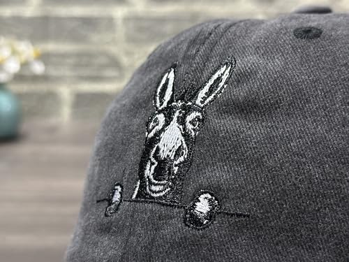 Image of Farm Animal Baseball Cap for Men Women, Goat Donkey Horse Pig Hat | Farm Life Inspiration, Classic Baseball Cap Design, Breathable Cotton Fabric, Secure Adjustable Buckle