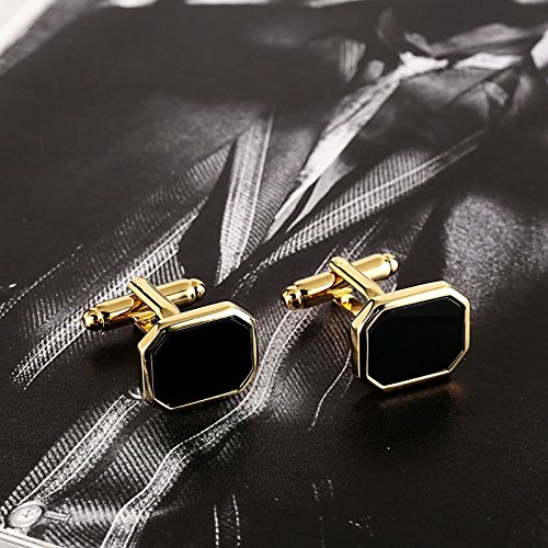 Gemelos de acero inoxidable para hombre miniatura 3