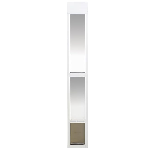PetSafe Puerta Corredera de Vidrio para Gatos y Perros de 2 Piezas