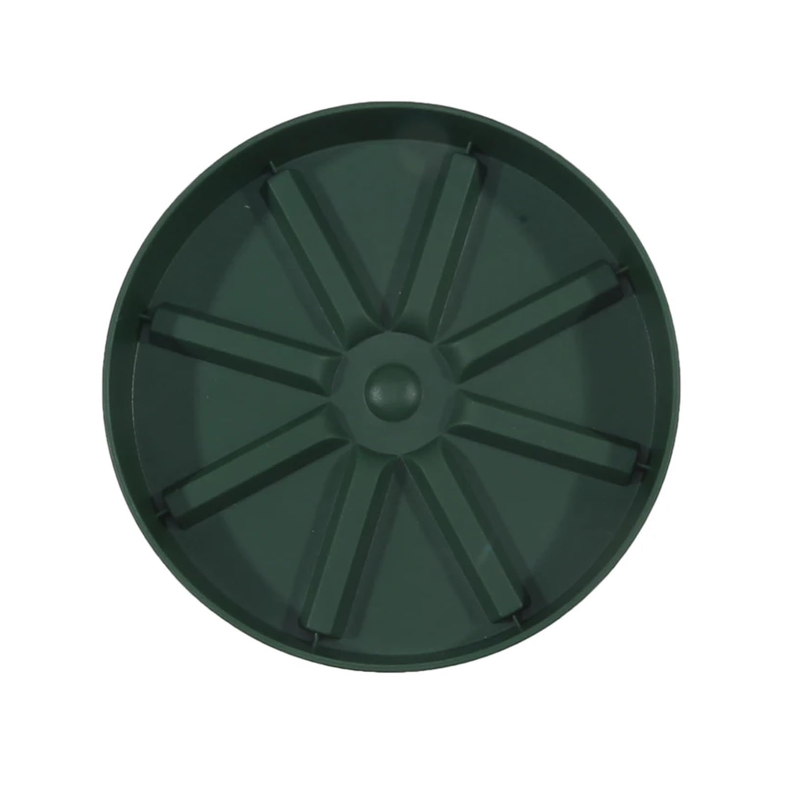 DFGRGRV Plant Saucers Flowerpot Base Plate Home Garden Thickened Flower Pot Heavy Duty Resin Tray Saucers Drip Trays Indoor Outdoor Plant Saucer(Green 190mm)