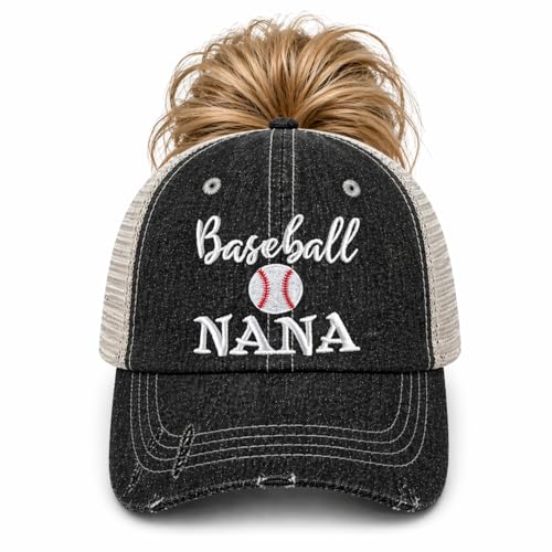 Gorra baseball para mujer color gris oscuro miniatura 1