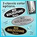 ExcelMark No Soliciting Sign for House or Business – Durable Indoor/Outdoor Sign – Easily Attach to Front Door - UV and Weather Resistant (Small - 2