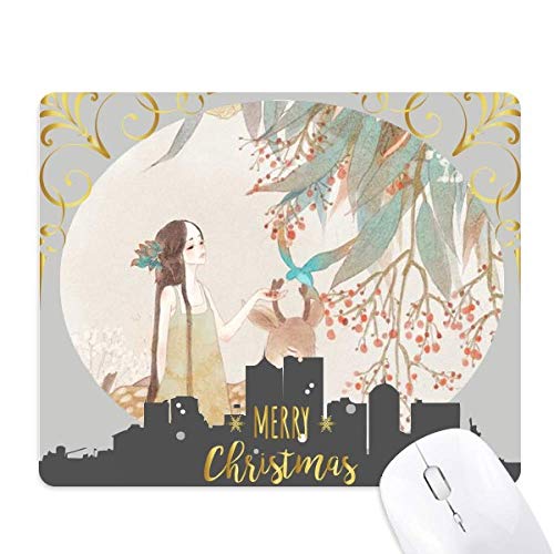 Tapis de souris style classique chinoise nuit de noël pour sublimer votre bureau de télétravail