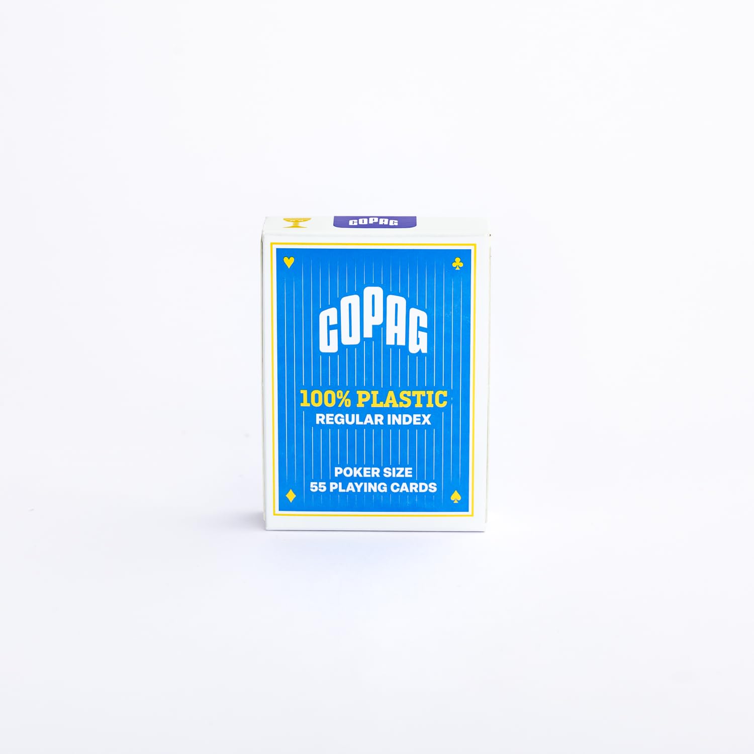 Karty do gry Copag 100% plastic Regular index niebieskie