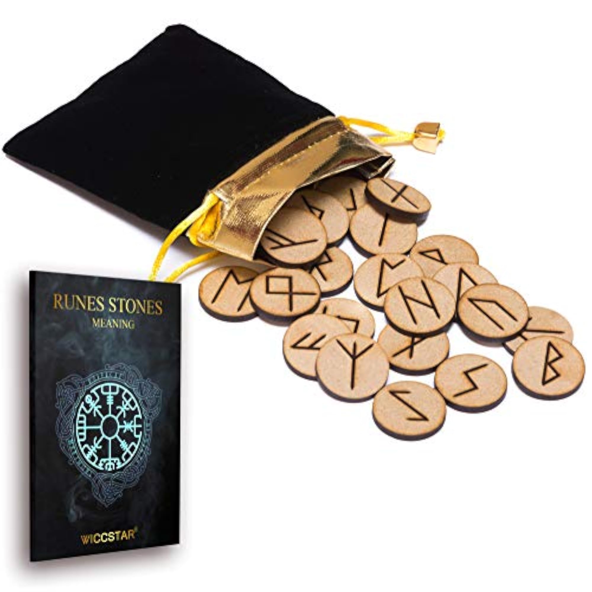 Rune Stones Set with Manual for Beginners and 5 Layouts