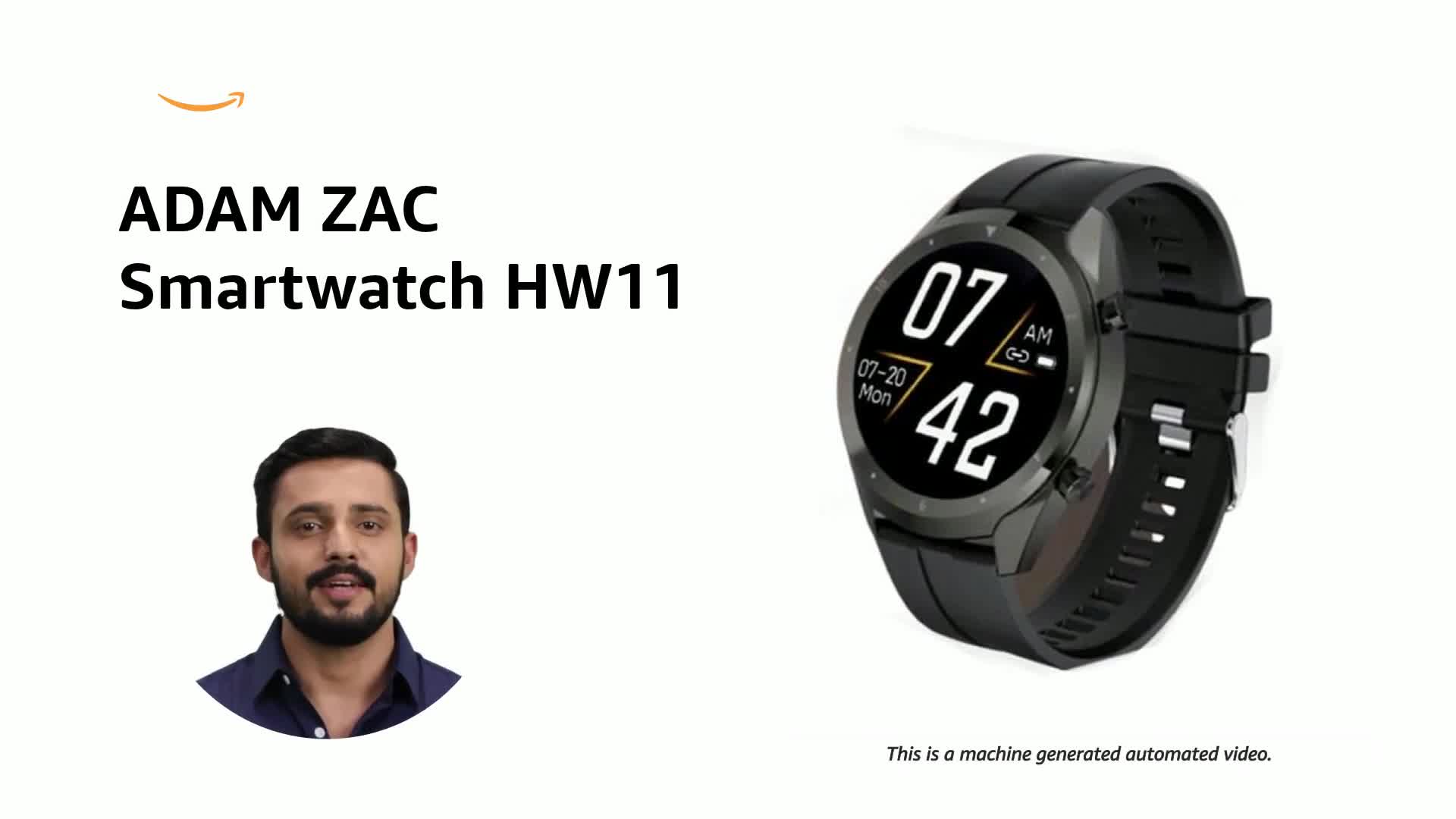 ADAM ZAC HZ WATCHESTA HW11 Smart Watch - Life Style Smart Watch