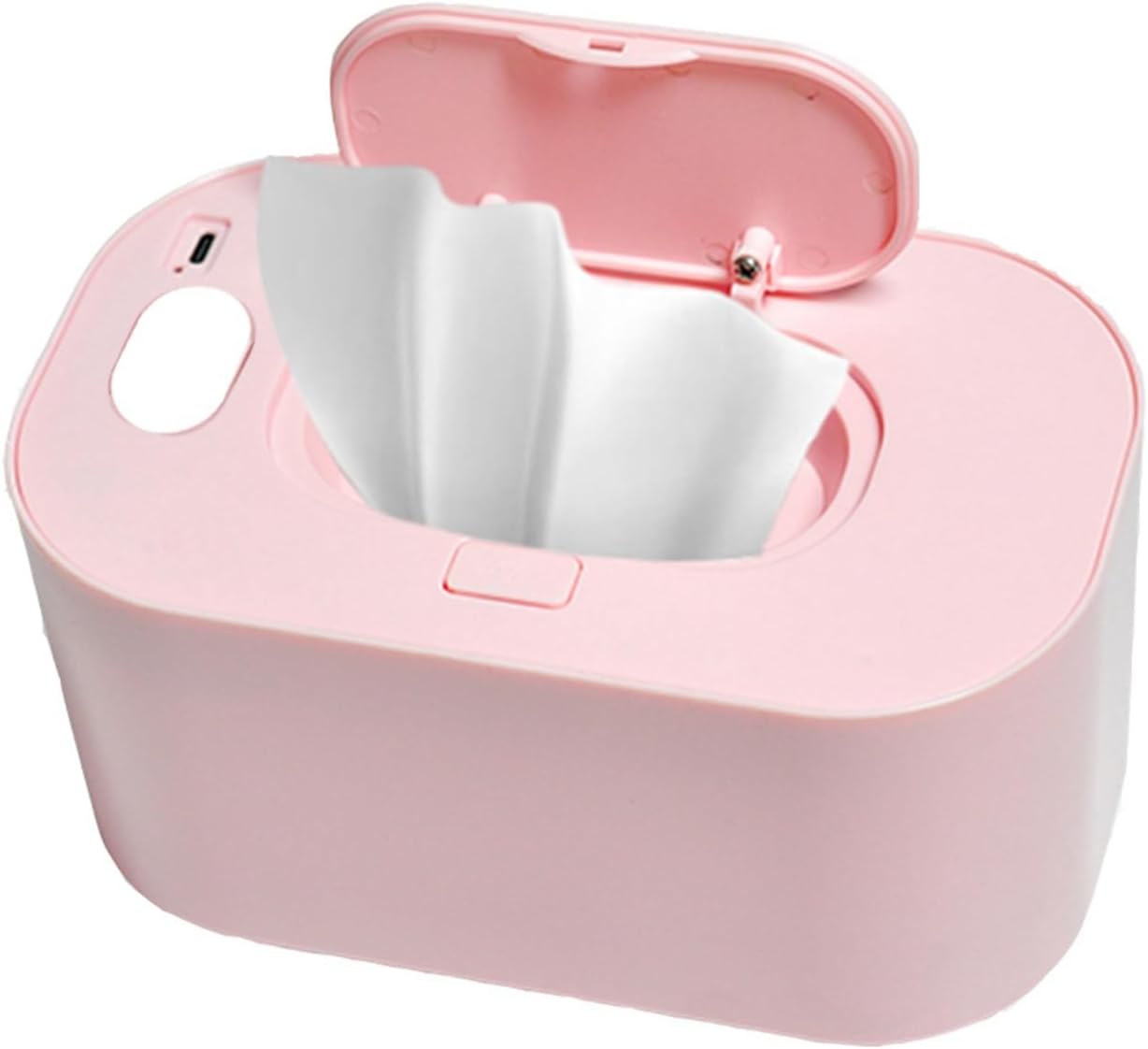 Cocoarm Baby Wipe Warmer Baby Wipe Heater Even Heating Wet Wipes Warmer and Dispenser USB Powered Wipe Warmer for Babies, Holding 80pcs Wipes (Constant Temperature)