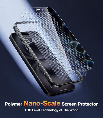 Coque pour iPhone 16 intégrale robuste noire protection photo