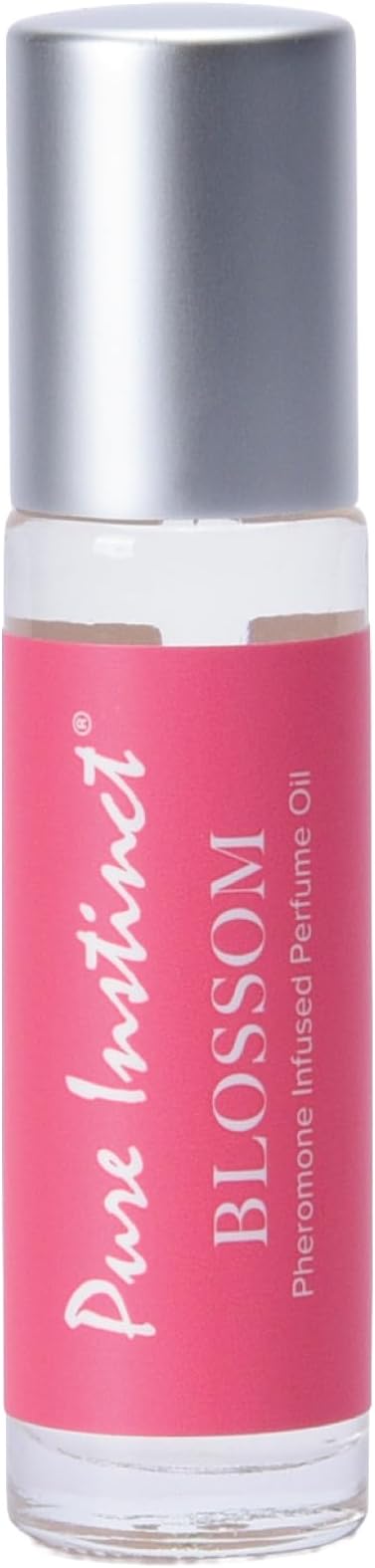 BLOSSOM The Original Pheromone Infused Essential Oil Perfume Cologne - For Her Women - TSA Ready (Roll On Bottle 0.34 Fl. Oz./10.2mL)