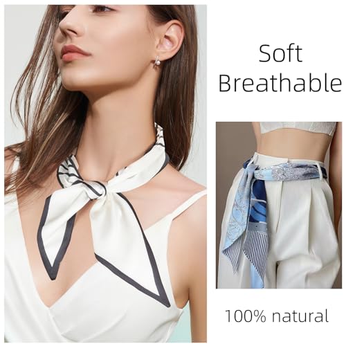 Long Silk Like Head Scarf Women's Fashion-Scarf Bags for Women Handbag Scarfs Band Hair Neck Scarves Fashion Gifts4