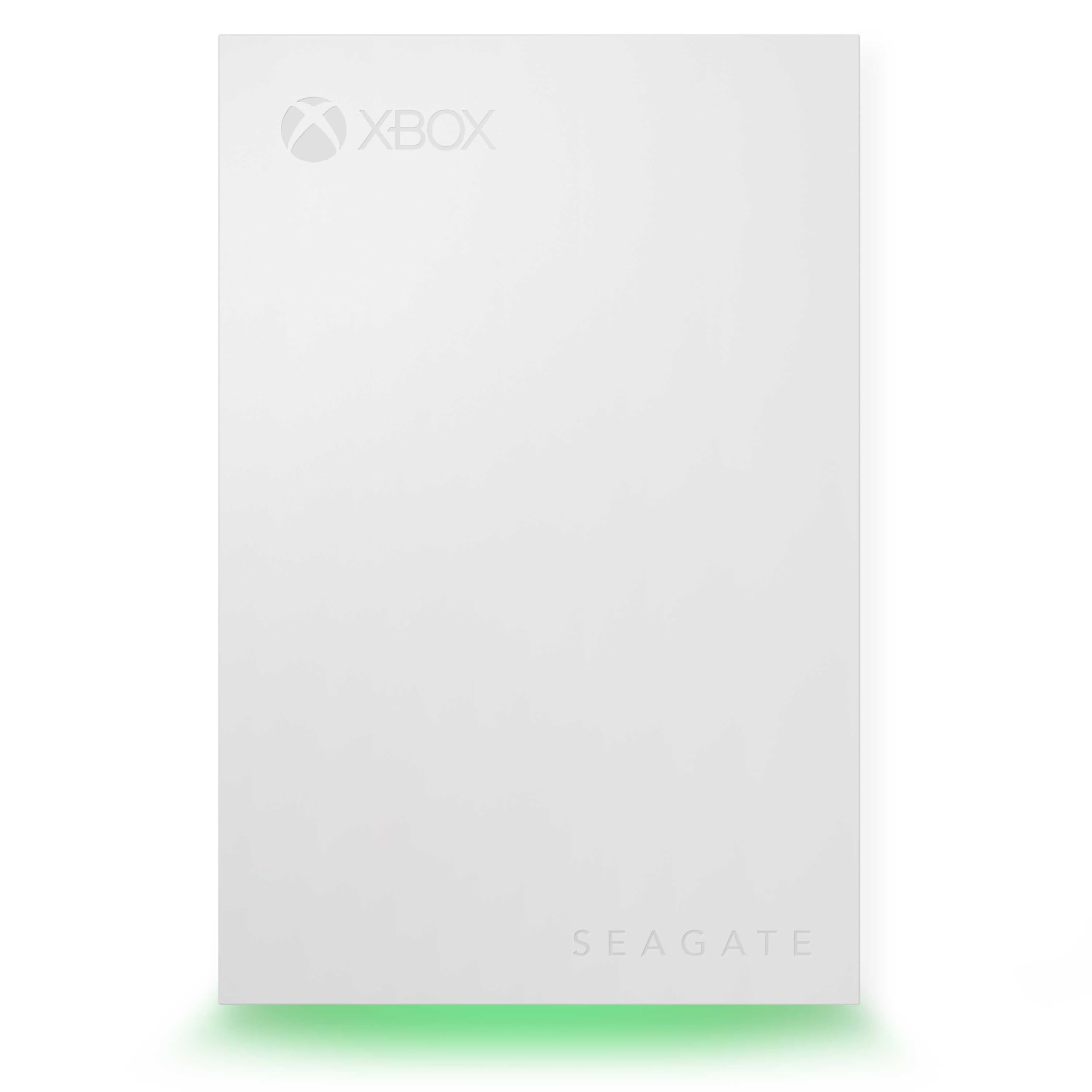 Game Drive for Xbox 5TB, External Hard Drive Portable, USB 3.2 Gen 1, White with built-in green LED bar, Xbox Certified, Data Rescue Services (STKX5000100)