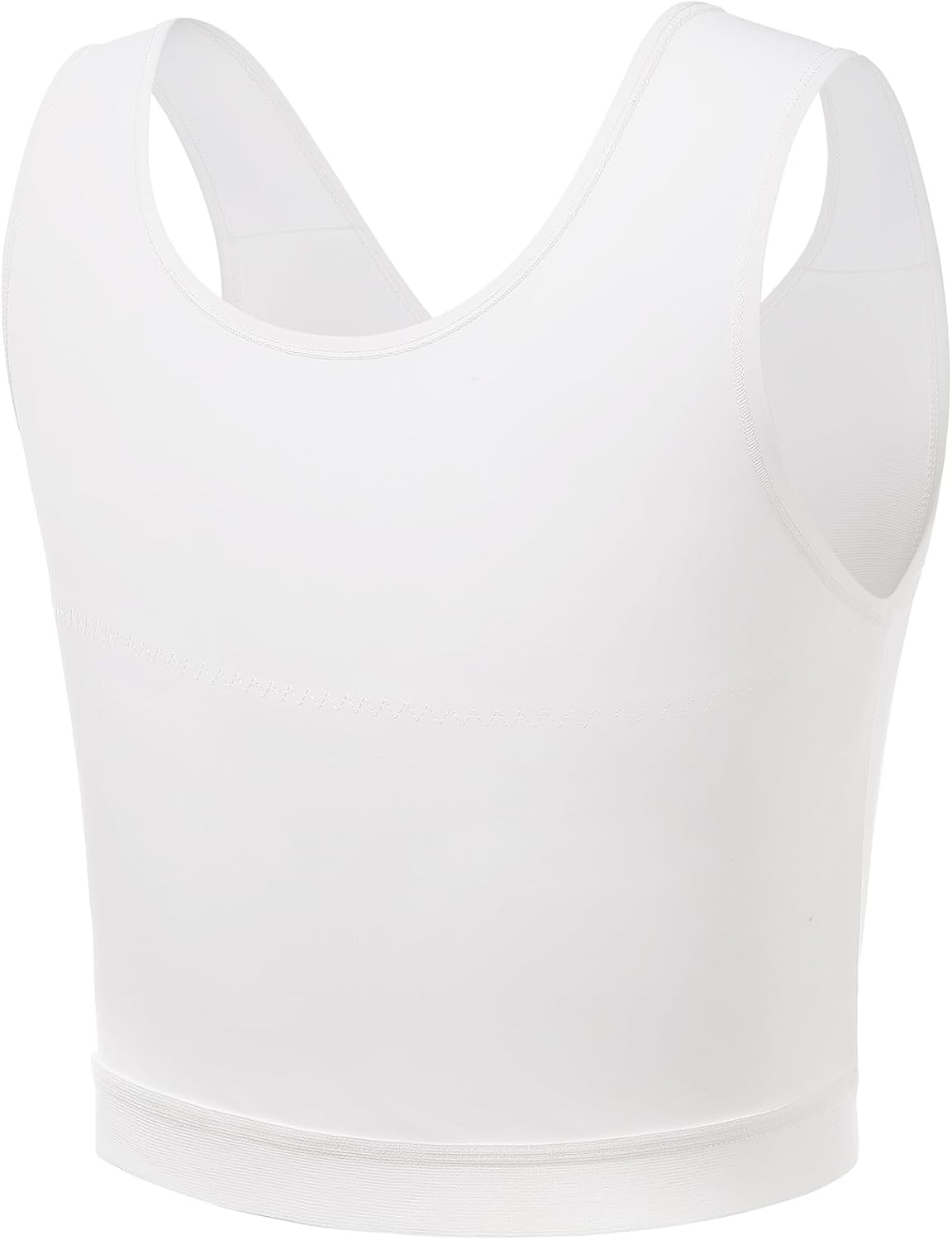 Chest Binder for Transgender Half FTM Binder Trans Breathable Compression Bra - Image 2