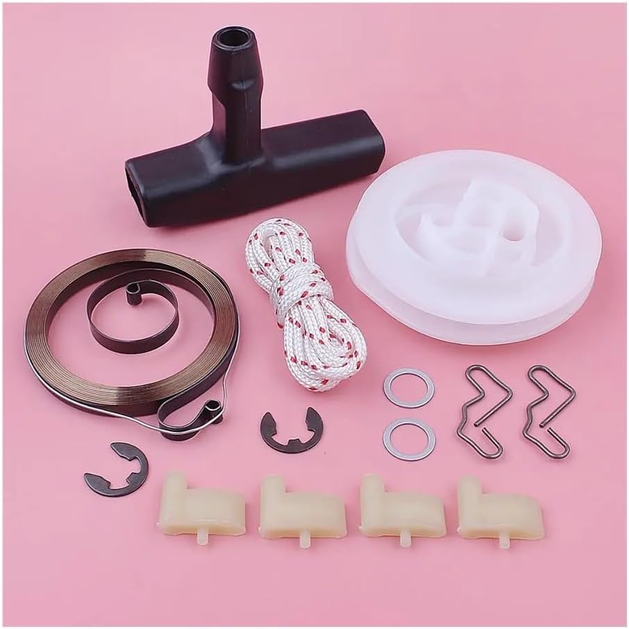 Recoil Starter Pulley Spring Grip Rope Pawl Kit Fit For MS390 MS290 039 029 Chainsaw Gasoline Garden Tool Parts