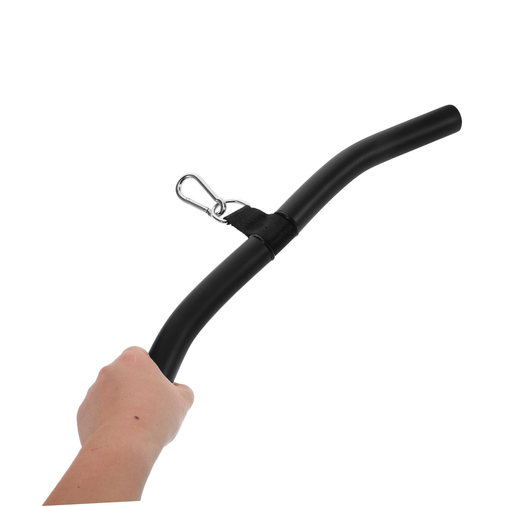 SUPVOX Barra Corta per LAT Machine in Acciaio Nero, Accessorio Fitness
