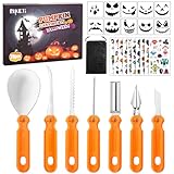 EIKEJI Kit de tallado de calabaza de Halloween