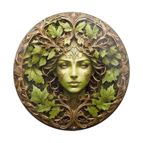 KVTTOZA Metal Tree Woman Wall Art Decor 2D, 11.8Inch Outdoor Garden...