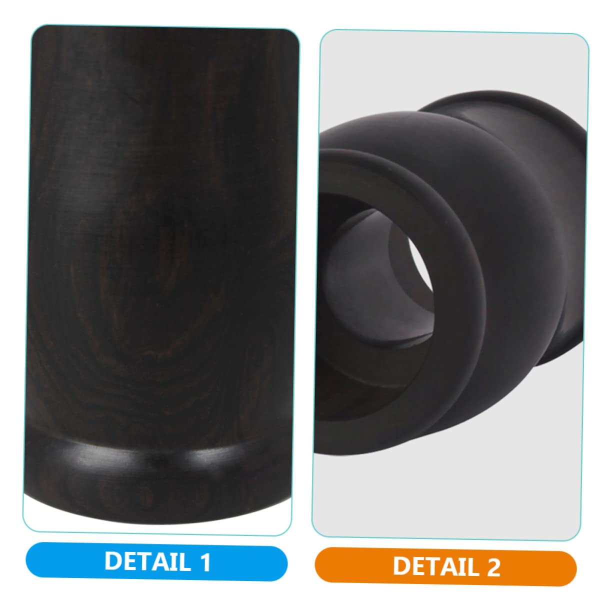 TOYANDONA tubo de clarinete tubo de barril de clarinete accesorios para instrumentos de viento repuesto de clarinete tubo de afinación de clarinete ébano Componente metro