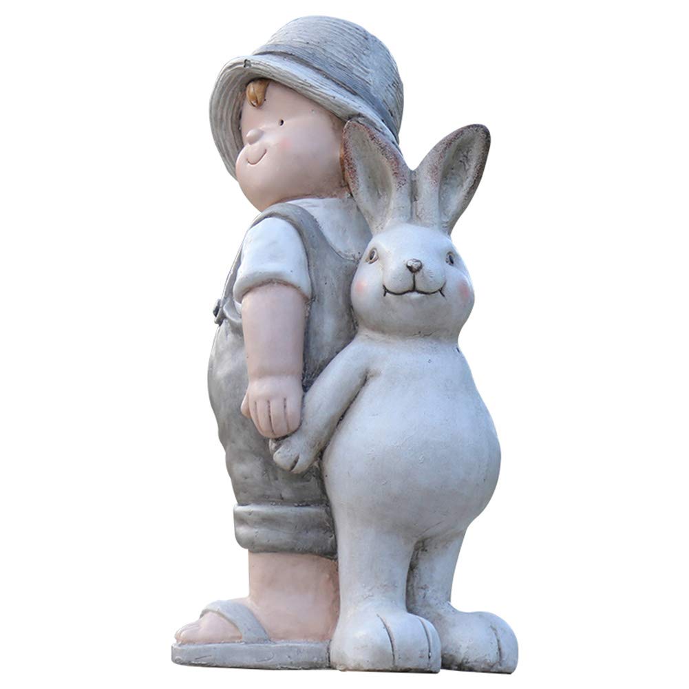 Statue décoration cadeau en résine pour rompre la monotonie d'un jardin triste