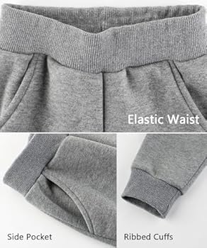 Aazon.co: BIG ELEPHANT Paquete De 3 Pantalones Deportivos Para Niños