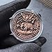Fortune Favors the Bold Lucky Coin with Protective Case - High Relief Zinc Alloy Good Luck Collectible, Horseshoe & Four-Leaf Clover Keepsake Gift for New Beginnings & Success (1.57") ﻿ ﻿ ﻿