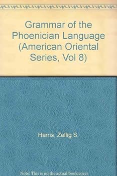 Paperback A Grammar of the Phoenician Language Book