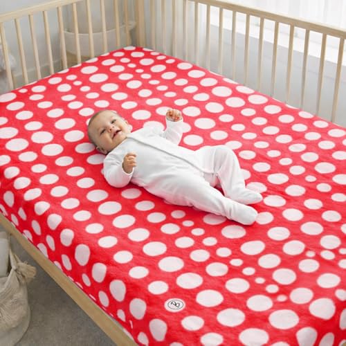 Image of Btag Baby Waterproof, Super Soft Fast Drying Mattress Protector | Extra Absorbent, Anti-Itching Sheet for New Born,Toddler (Size 100x140 cm, Pack of 1, Pink Dot)