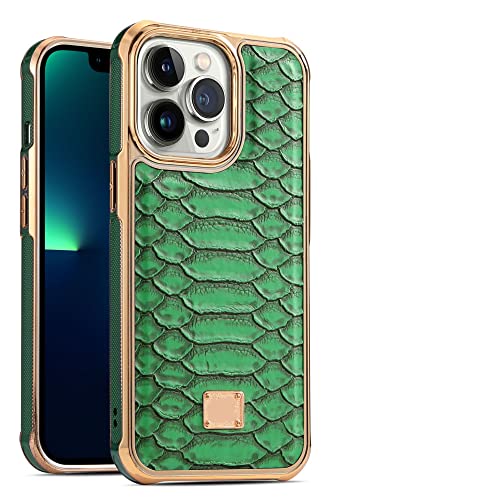 Coque serpent pour iPhone 14 et 12 Pro Max : style chic urbain