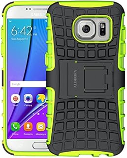 ALDHOFA Samsung S7 Phone Cases, Heavy Duty Hybrid Shockproof Protective Phone Case Cover With Stand for Samsung Galaxy S7 (Green)