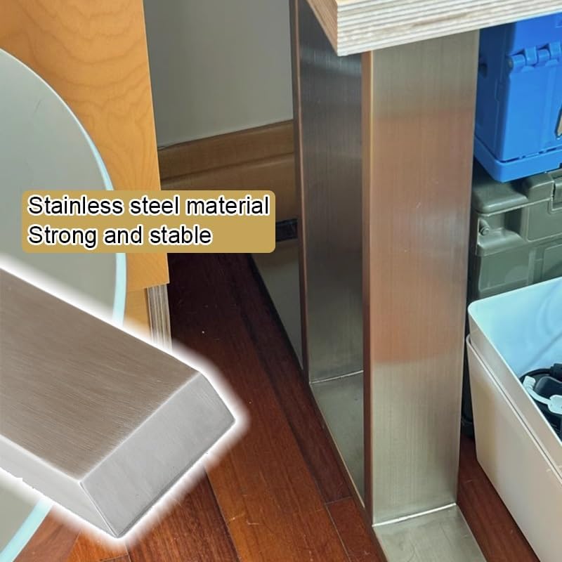 28.3 Inch Height Metal Bar Table Legs, Bench Legs DIY Furniture Feet, Industria Modern Bench Chair Base for Dining Kitchen Office(23.6x28.3in/1pcs)
