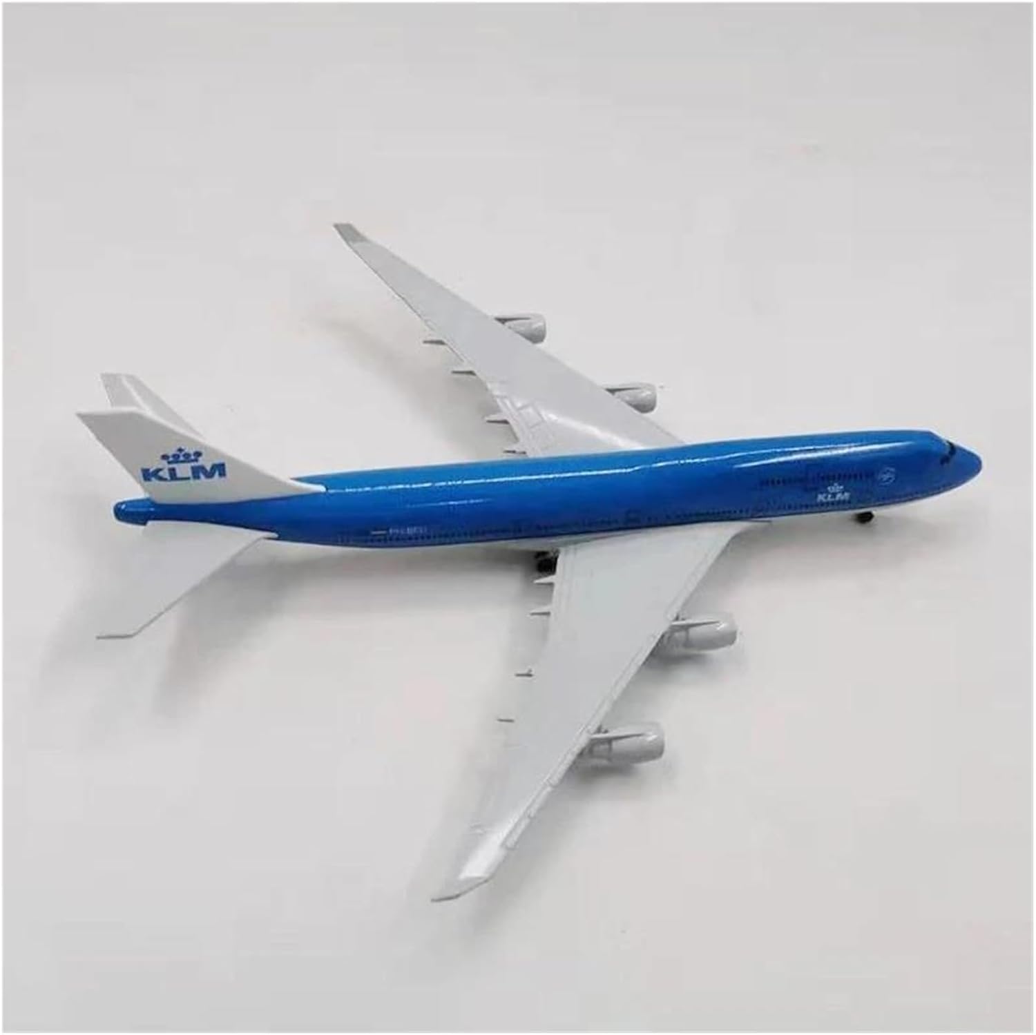 Scale Aircraft Model 20cm for KLM Royal Dutch Airlines Boeing 747 Simulation Finished Aircraft Model with Bracket Collection