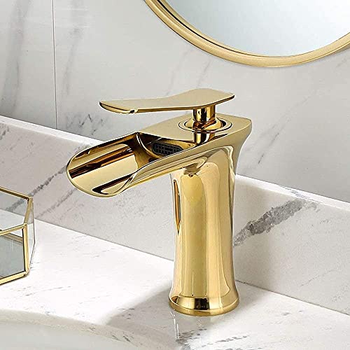 Robinet cascade à placage multicouche pour vasque à poser moderne