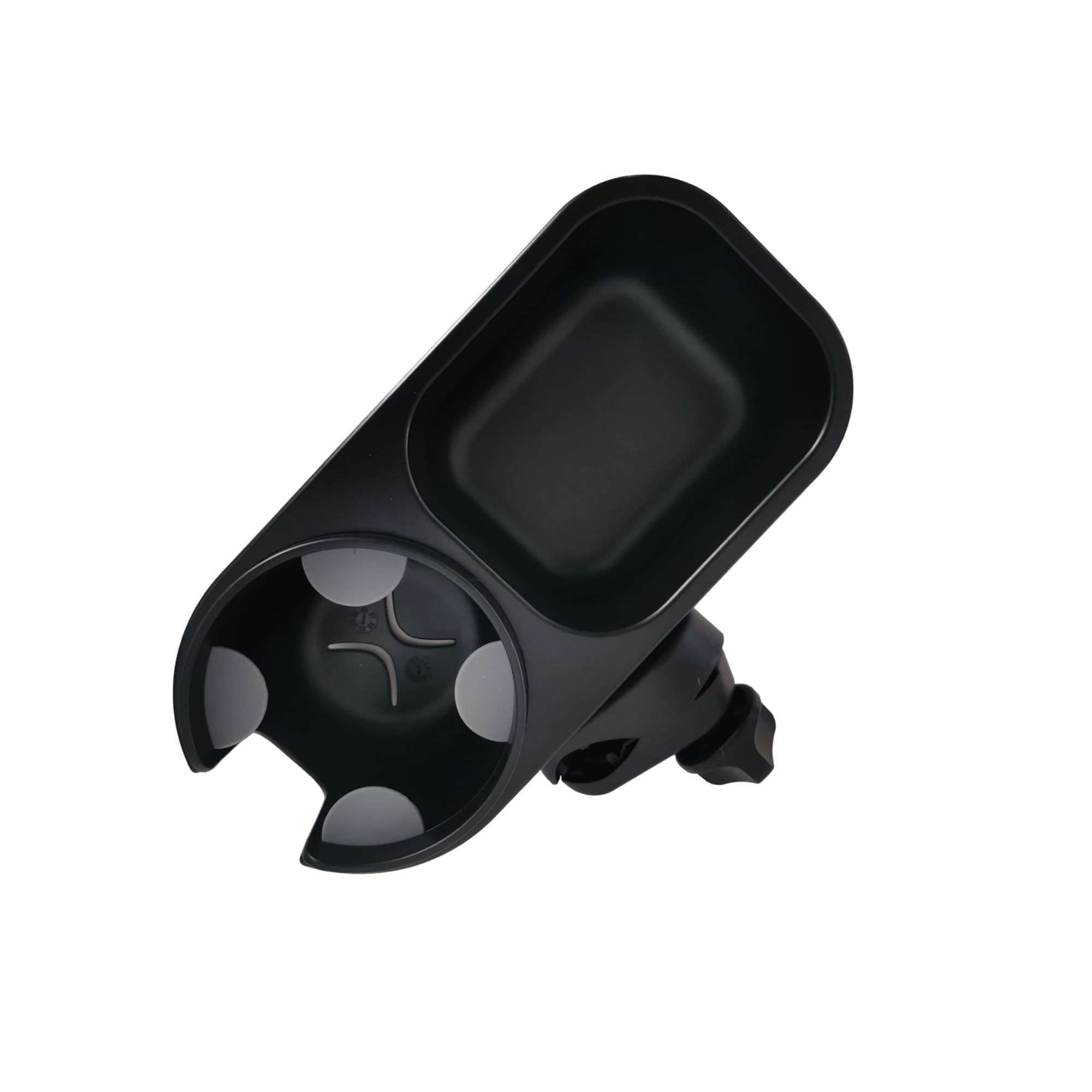My Buggy Buddy Cup Holder with Tray ; Ideal for Bottle, Keys, Snacks, Cell phones ; Universal Fit with any Pushchair, Pram, Buggy, Stroller, Rollator, Wheelchair, Walking Frame