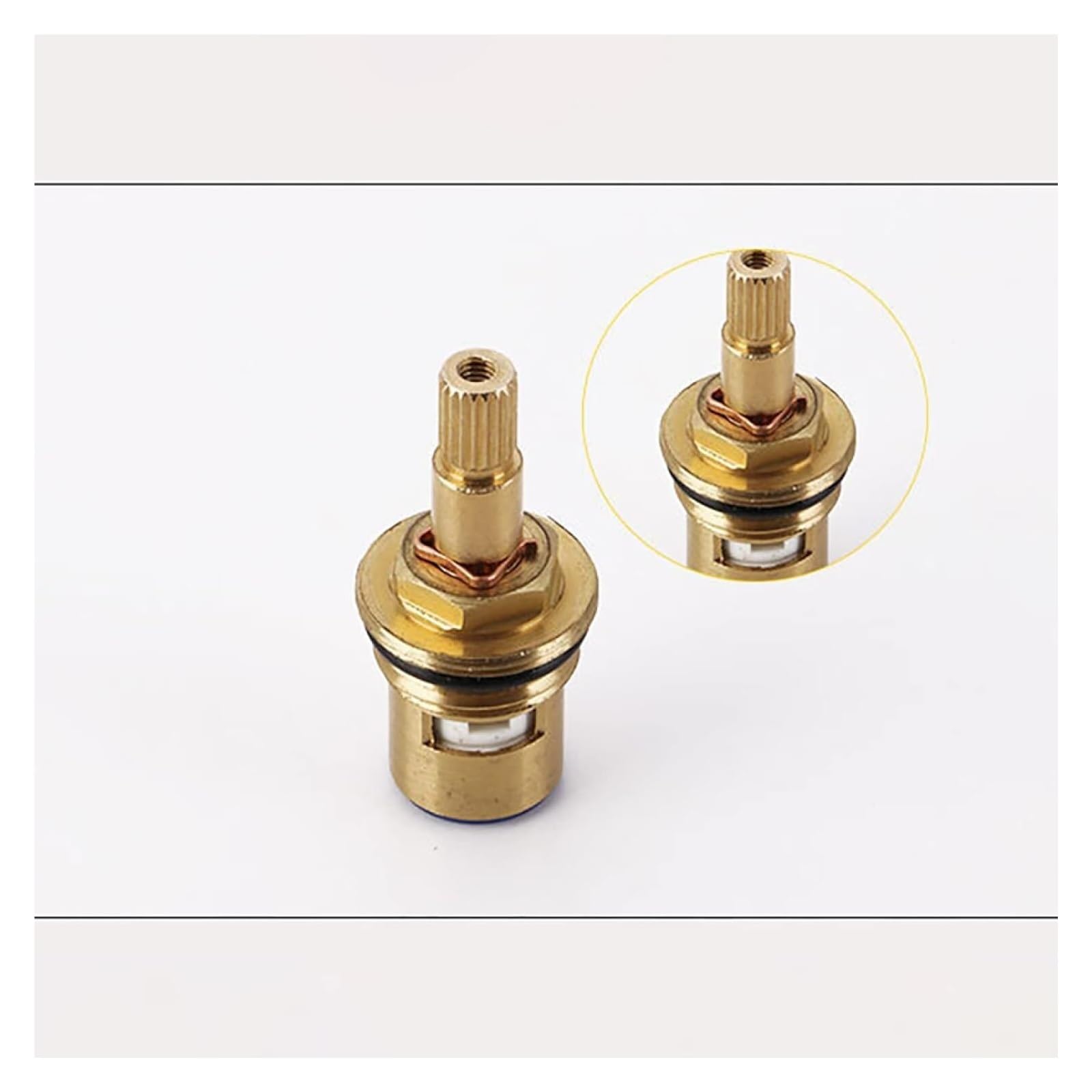 Vástago de Grifo, válvula Interna de Grifo, Cartucho de Disco cerámico de latón para Grifo, 1 Unidad. Piezas de reparación para Grifo Mezclador de baño y Cocina.