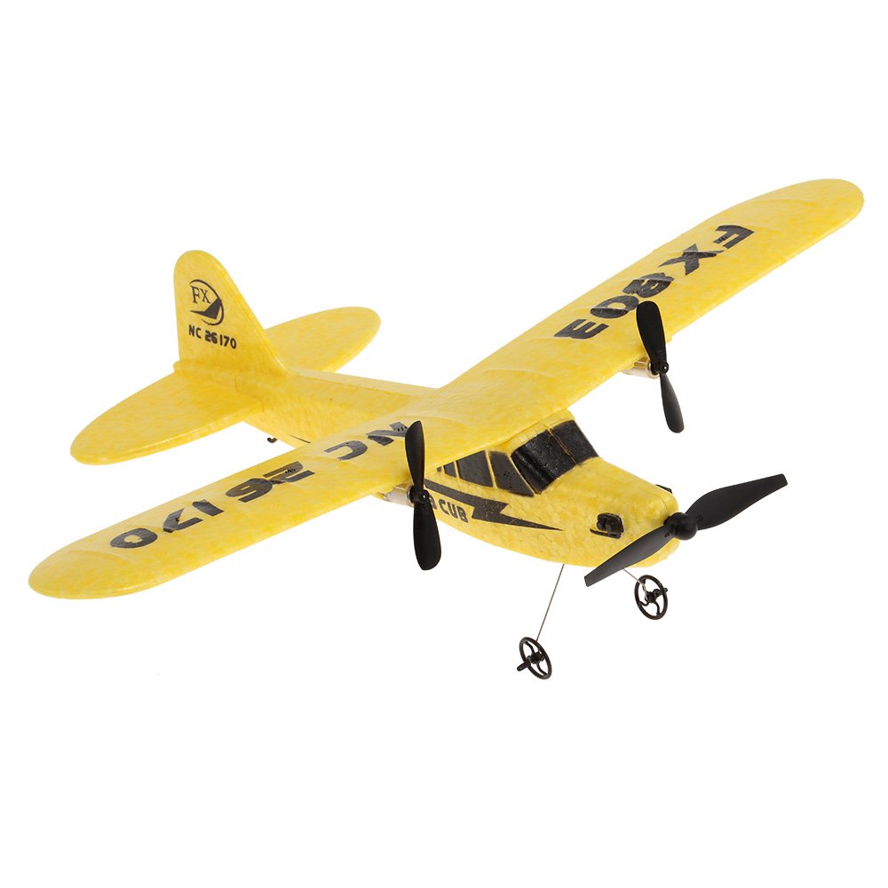 Aereo RC, FX-803 2.4G 2CH 380mm Apertura alare Telecomando Aliante Ala Fissa Aereo RC Aereo Facile da Volare per Principianti