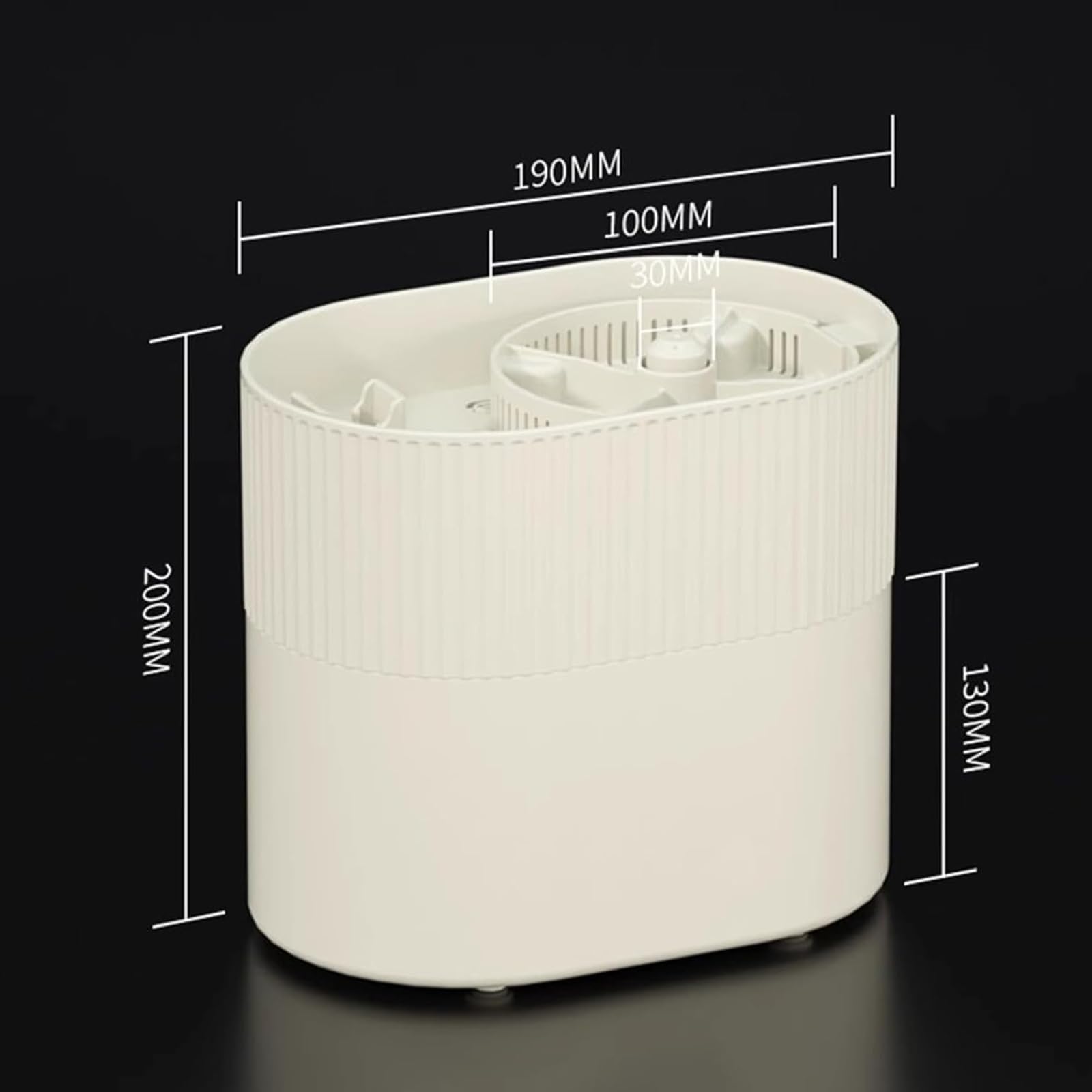 Lavabicchieri Automatico, Lavabicchieri con Getti Elettrici per Tazze da tè in Vetro, per Diametri da 3 a 10 Cm, Serbatoio dell'Acqua da 1600 Ml, Design con Aggiunta di Acqua Dall'alto