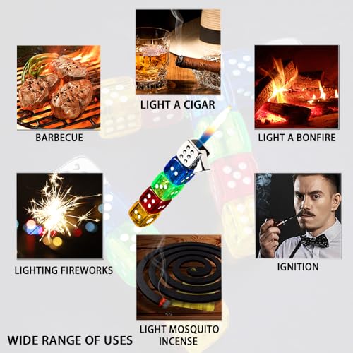Encendedor recargable de butano con diseño retro miniatura 7