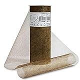 Expo Leopard Print Tulle Spool of 10-Yard, Brown