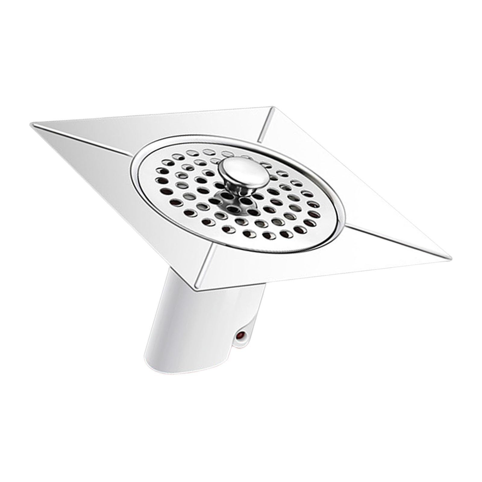 Jazuaiao 304 Silver Against Backflow Drain Cover Abs Substance With Effluent Plan For Bathroom Kitchen Sink Comprehensive Bathtub Drain Cover