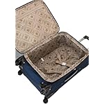 Rockland Impact Softside Spinner Wheel Luggage Set, Navy, 4-Piece Set (18/22/26/30) - Image 4